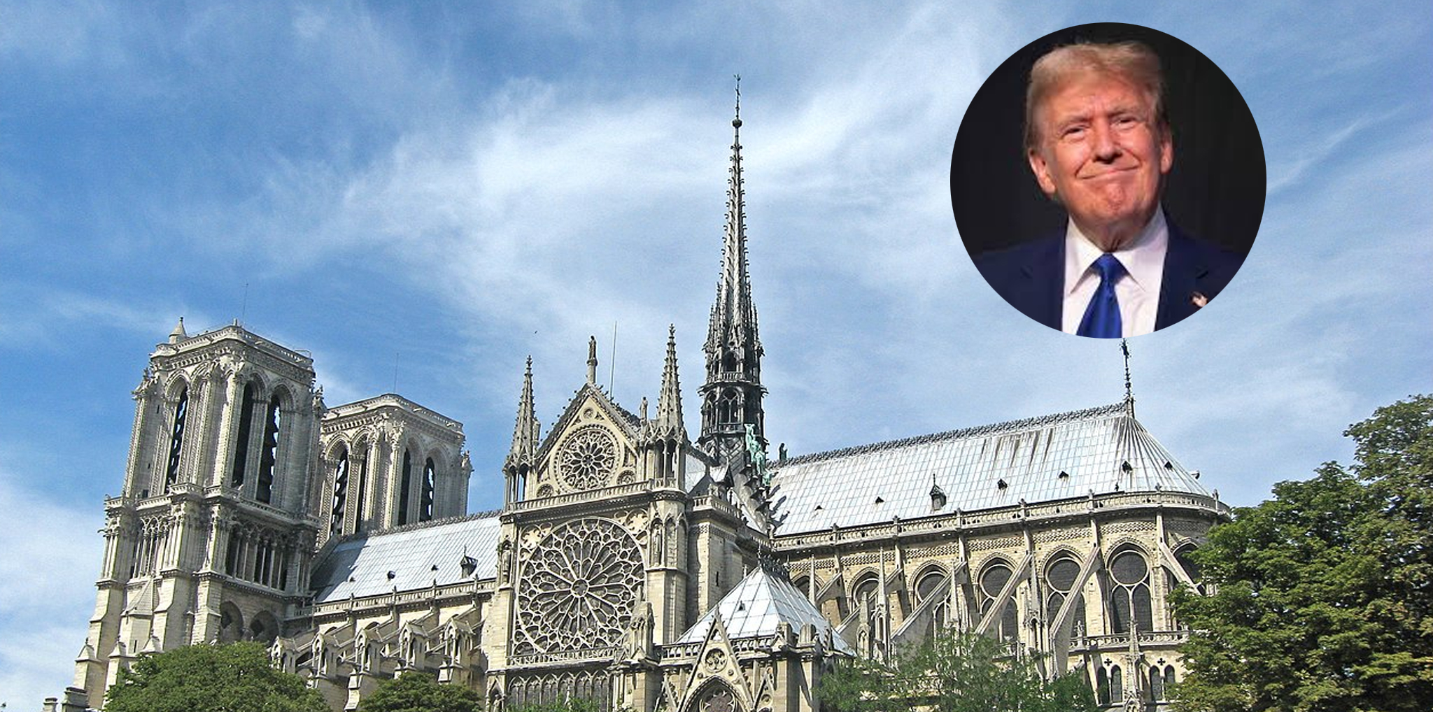 Trump u Parizu: Simboličan posjet obnovljenoj Notre Dame