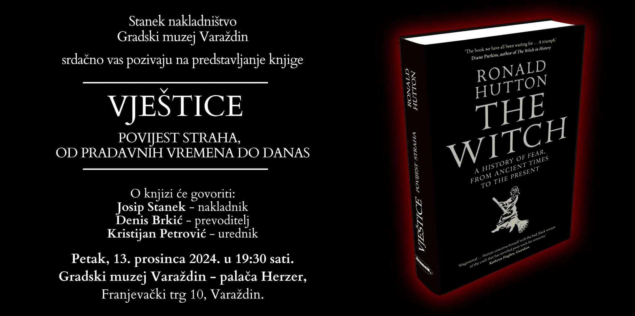 Huttonova “Vještica” i na hrvatskom: Duboko zaranjanje u povijest straha od vještičarstva