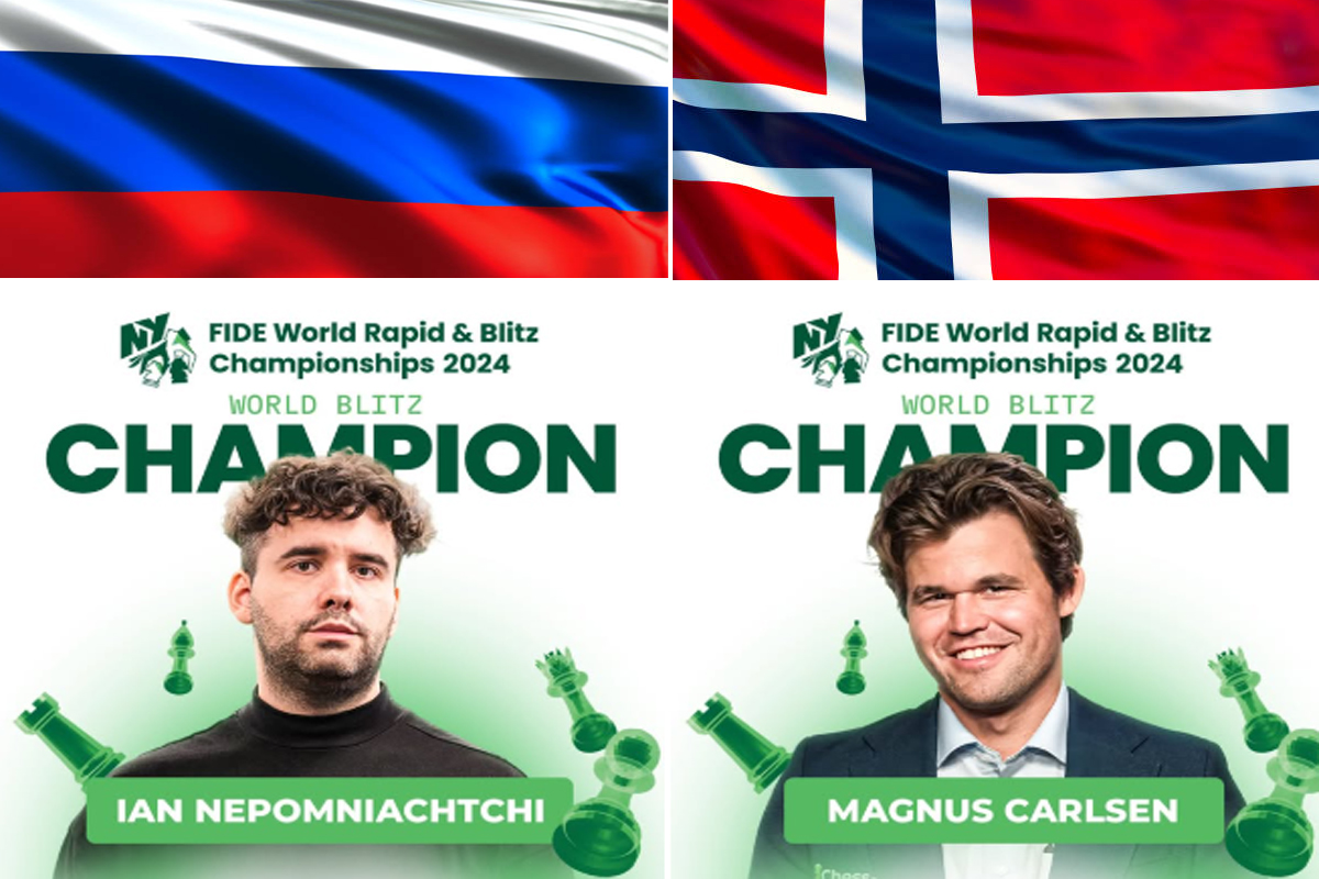 Carlsen i Nepomniachtchi dijele titulu svjetskog prvaka u blitz šahu