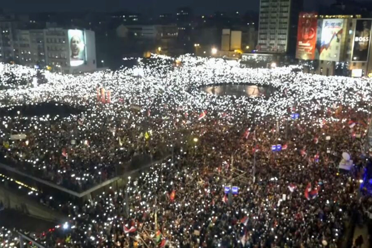 EK od Srbije očekuje istragu navoda o korištenju zvučnog topa protiv prosvjednika