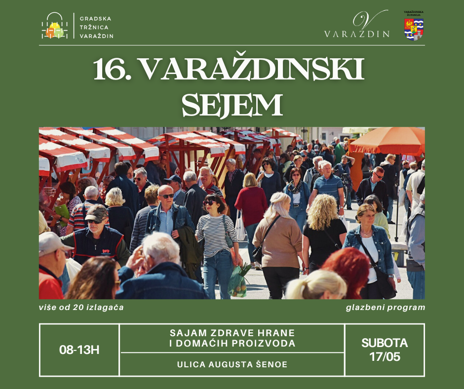 16. Varaždinski sejem – sajam okusa i mirisa domaće hrane