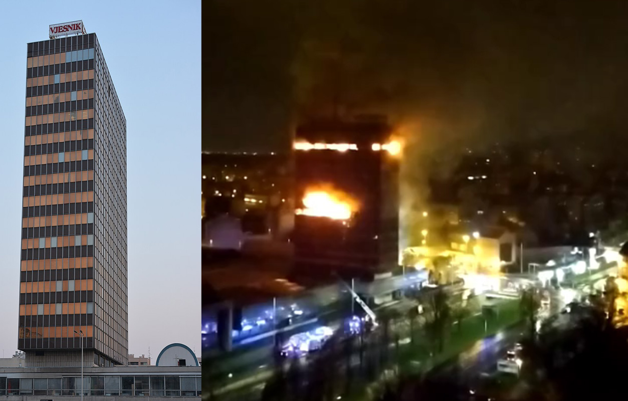 Požar na neboderu Vjesnika
