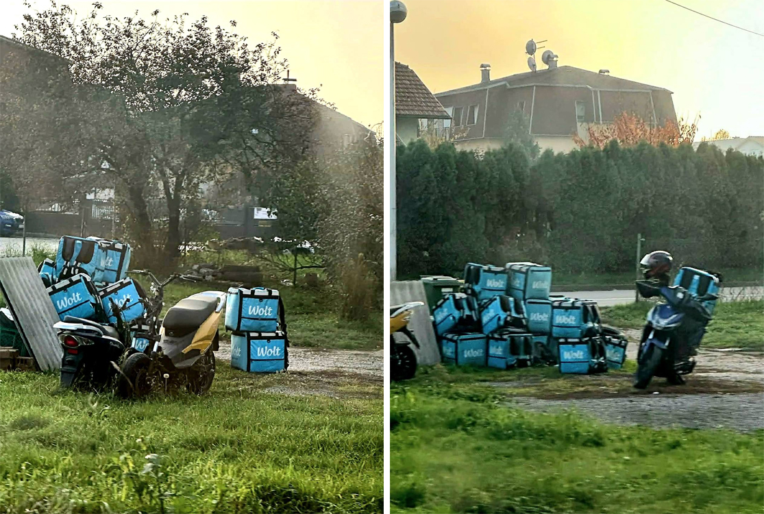 „Halo inspektore“: Prljave torbe dostavljača hrane šokirale Hrvatsku