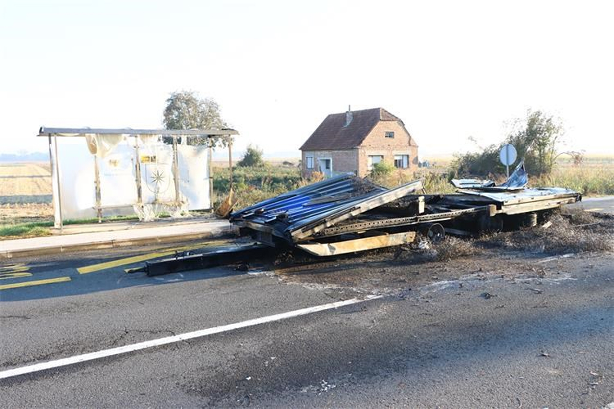 Utvrđen uzrok požara priključnog vozila na državnoj cesti D-20 u Svetom Križu