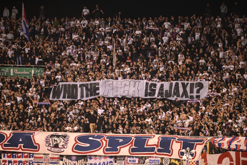 Hajduk 2:1 Ajax, neprihvatljivo ponašanje Torcide